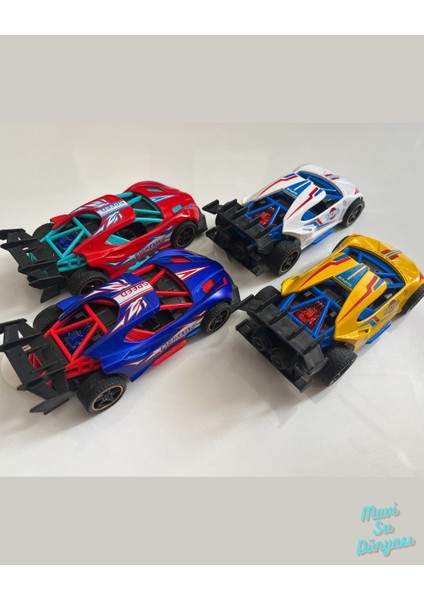 Metal Çek Bırak Yarış Arabası 14X6 cm Beyaz modelleri