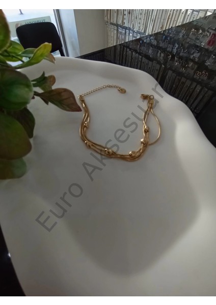 Çelik Üç Zincirli Arpa Bileklik fırsatları