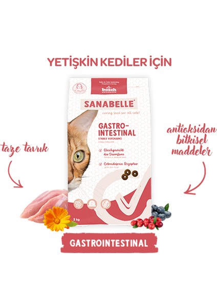 Gastrointestinal Yetişkin Kedi Maması 8 kg