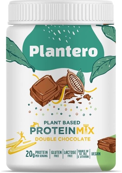 Plantero Çikolatalı Protein Isolate Blend ™ Supergreens Mix Vitamins 416 gr 13 Servis modelleri