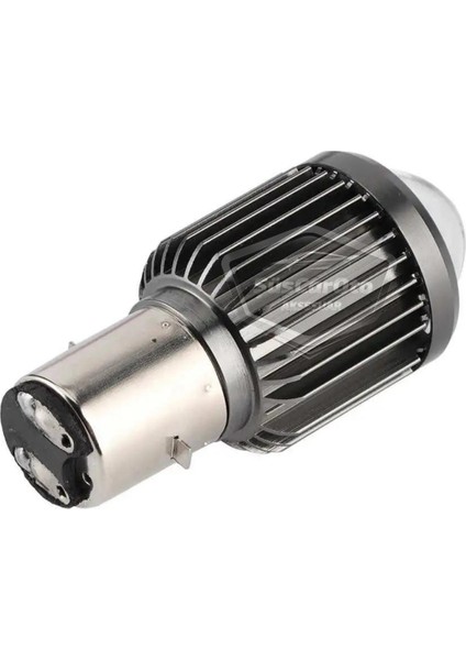 Otomobil Araç Motosiklet Mercekli Far Ampulü LED Far Çift Renk Sarı-Beyaz Csp LED Lamba Delici Yayıcı S2 Uzun Kısa 1 Adet BA20D H6