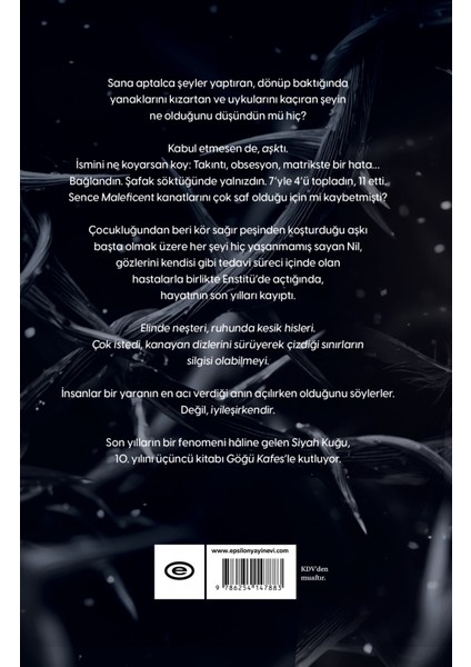 Siyah Kuğu 3 - Göğü Kafes (Ciltli - Şömizli) - Beyza Aksoy fiyatları