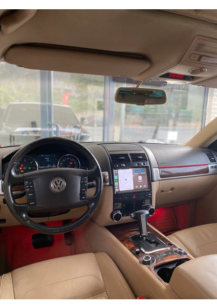 Volkswagen Touareg 2003-09 9" Uyumlu Android Multimedia Gerçek 4/64 Kablosuz Carplay Geri Görüş Kameralı fırsatları