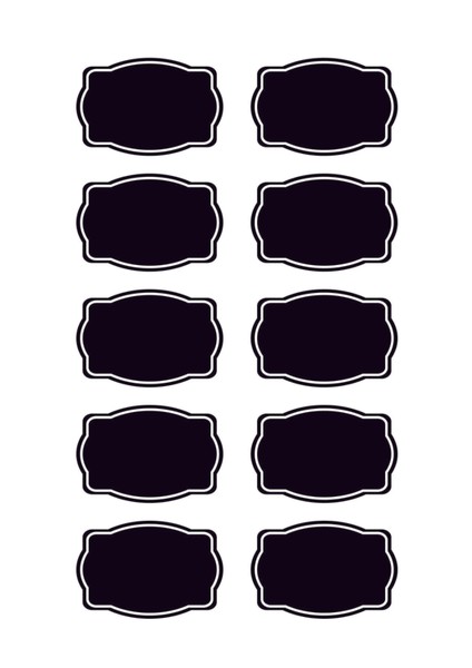 Damga Market Silinebilir, Yeniden Yazılabilir Pvc'den Siyah Etiketlikleri, Pvc Kara Tahtalar, 8 cm x 12 cm fiyatları