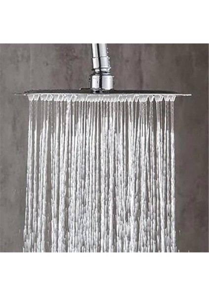Tepe Duş Başlığı Kare Slim 304 Metal 20X20 cm KTD101