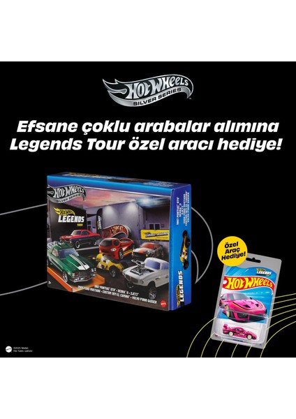 Efsane Temalı Çoklu Arabalar Alana Legends Tour Promo Car Hediyeli