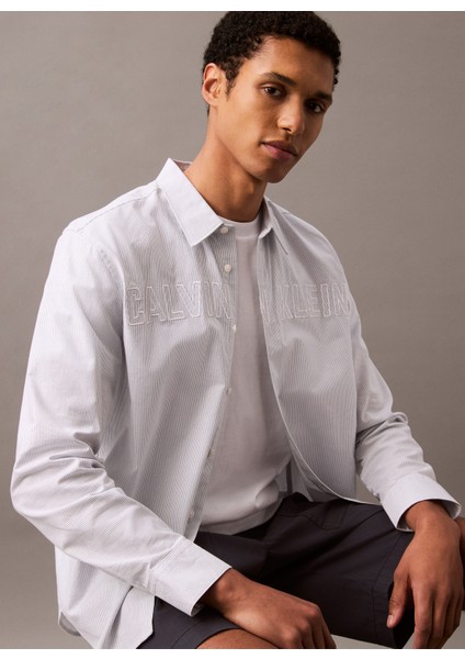 Açık Mavi Erkek Gömlek LV04RB119GCIQ Ls Oxford Logo Shırt fiyatları