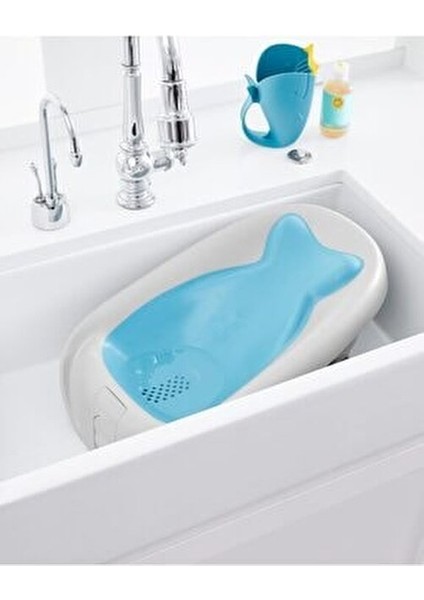 Moby Bebek Yıkama Aparatı 0-6 Ay İçin Ergonomik Tasarım ve Kaymaz Taban
