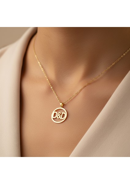 8 Ayar Altın Kolye Ucu D&d GM10840 0.5 gr