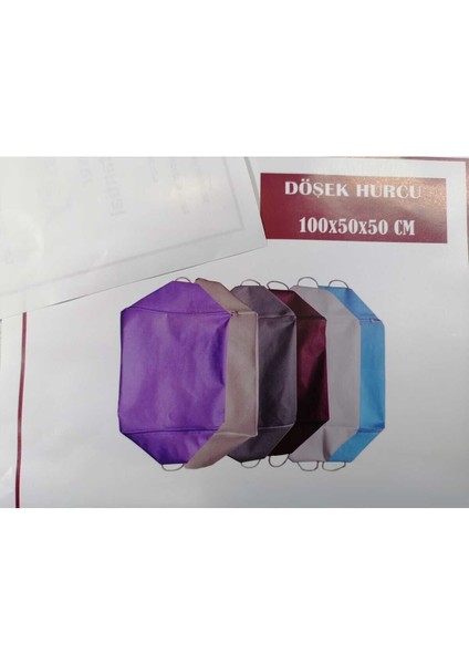 Büyük Boy Yorgan Döşek Hurcu 100X50 cm Fermuarlı Tela Kumaş Krem Renk modelleri