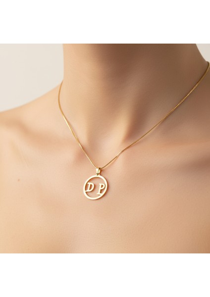 14 Ayar Altın Kolye Ucu D&p GM11023 0.5 gr