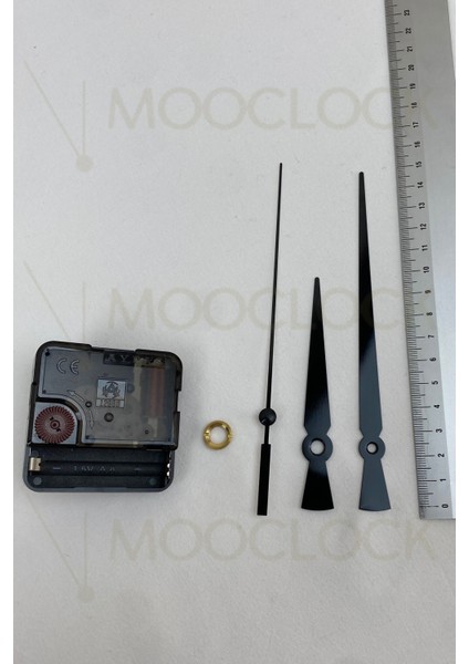 Saat Mekanizması, Akar Sessiz Duvar Saati Mekanizması, 14 mm Şaft, Akrep-Yelkovan-Saniye-(Askısız) fırsatları