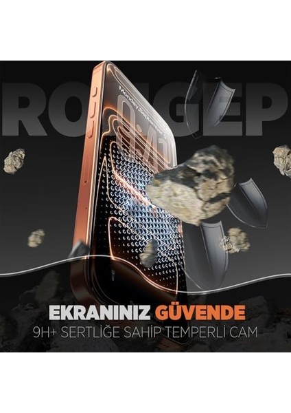 17 Pro Max (6.9") Için Kolay Kurulum Ekran Koruyucu Otomatik Toz Toplayan Hava Kabarcığı Bırakmayan Dokunmatik ve Görüntü Kalitesini Bozmayan 17 Pro Max Ekran Koruyucu Cam modelleri