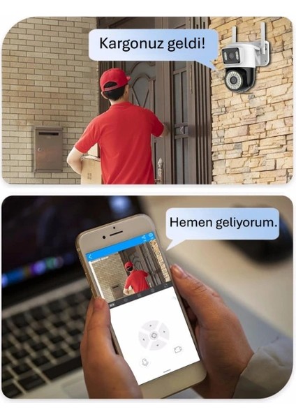 Buğz Çift Lensli Dış Mekan Wi-Fi Kamera fiyatları