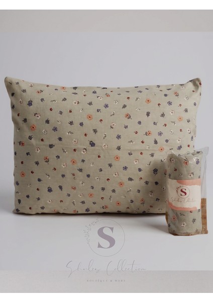 Çiçek Desenli Tek Kişilik Lastikli Çarşaf+Yastık Kılıfı