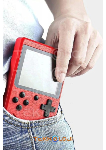 400 Oyunlu Mini Atari Gameboy Oyun Konsolu Gamebox Kollu Atari fırsatları