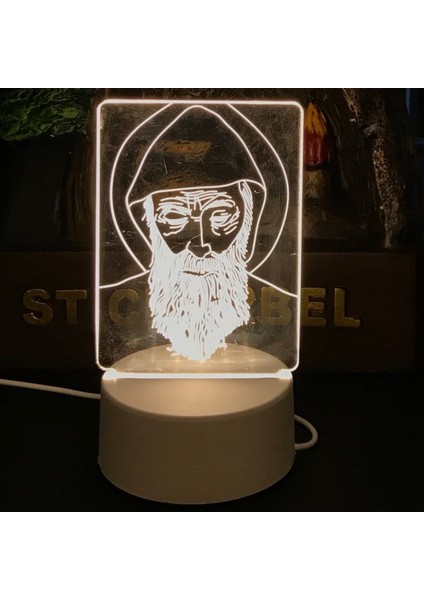 Buffer® USB Kablolu Işıklı Kendiliğinden Beyaz Kalemli-Silgili Kreatif 3D Görselleştirme LED Lambası indirimleri