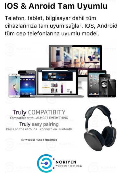 P9 Air Max Gaming Premium Mikrofonlu Kablosuz Ios Android Uyumlu 5.0 Bluetooth Tws Oyuncu Kulaklık