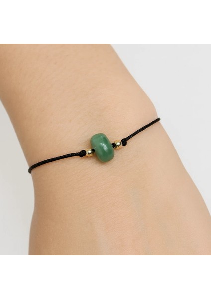 Boğa Burcu Doğal Taş Bileklik Chellomood – Aventurin, Gül Kuvars ve Yeşim Enerji Kombinasyonu modelleri