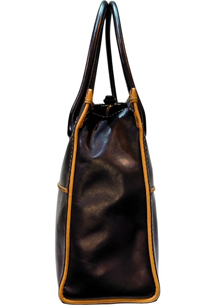 Yomra Siyah Deri Kadın Omuz Çantası 18 Yomra modelleri