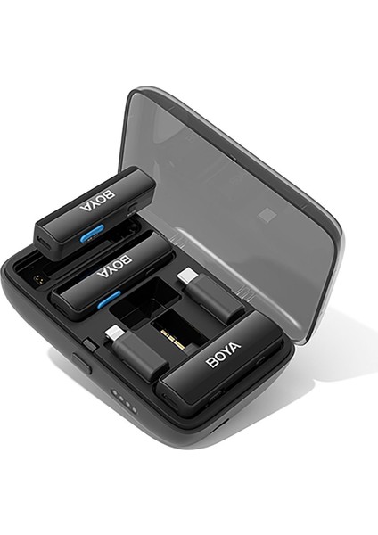 Boyalink All-In-One Çift Kanal Kablosuz Mikrofon