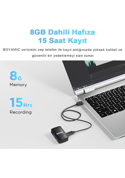 Boyamic Kayıt Yaka Mikrofonu