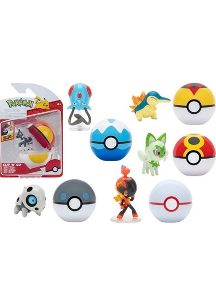 Pokemon Clip 'n' Go - 1 Adet