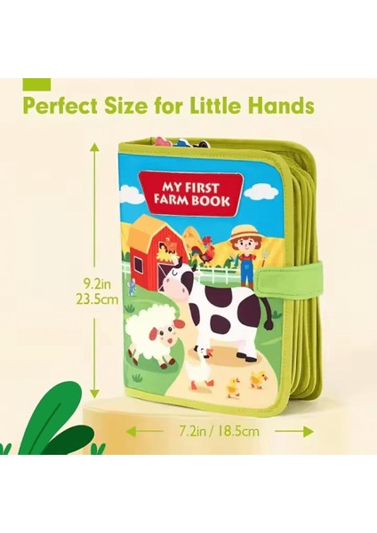 Montessori Keçe Aktivite Kitabı | Busy Book | Çiftlik Temalı fırsatları