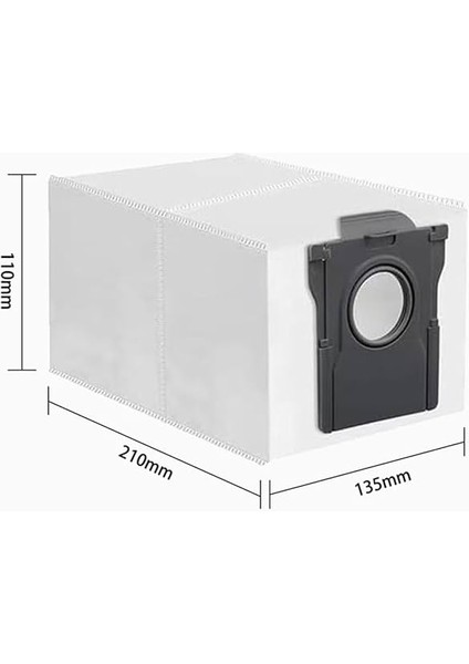 Dreame L10S Pro Ultra Head (RLL82CE) Robot Süpürge Uyumlu Toz Torbalı 5'li Yedek Parça Seti fiyatları
