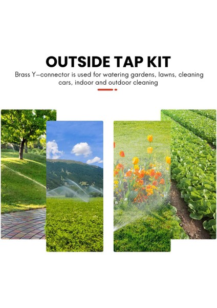 3/4 Inç 2 Yollu Hortum Ayırıcı Pirinç Y Valf Bahçe Musluk Konektörü 2 X3/4 Inç Pirinç Su Musluk Dış Musluk Kiti (Yurt Dışından) modelleri