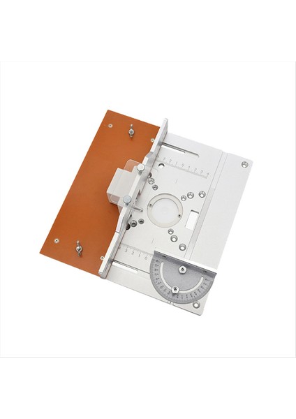 Alüminyum Yönlendirici Tablo Ekleme Plaka Elektrikli Ahşap Frezeleme Yönlendirme Tahtası Geter Göstergesi Kılavuz Kılavuzu Set Tablo Saw Workbench-B (Yurt Dışından) modelleri