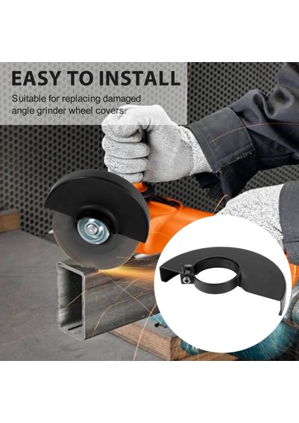 Siyah Kesme Makinesi Baskı Metal Tekerlek Koruma Güvenlik Koruyucu 125 Açılı Öğütücü Elektrikli Alet Aksesuarları Yeni (Yurt Dışından) fiyatları