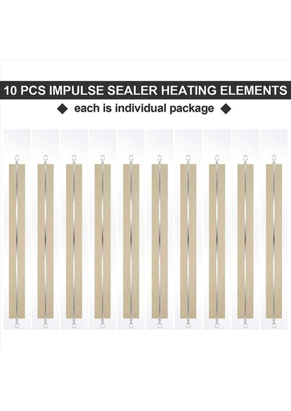 20 Adet Dürtü Sızdırmazlık Maddesi Yedek Parçaları Dürtü Sızdırmazlık Maddesi Isıtma Elemanları Servis Yedek Onarım Parçaları Kiti FS-400 Için (Yurt Dışından) indirimleri