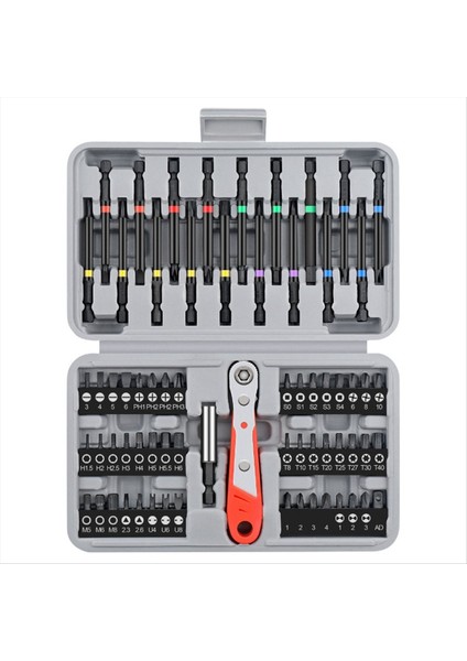 68PCS Cırcır Tornavida Bit Kombinasyon Seti 36 Dişli Mini Cırcır Kolu Ev ve Oto Onarımı Için Uygun (Yurt Dışından)