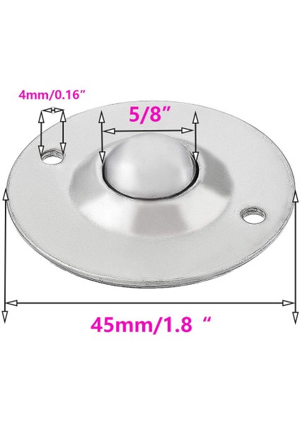8pcs CY-16B 5/8 Inç Yatak Çelik Silindir Topu Flanş Konveyör Transfer Ünitesi (Yurt Dışından) fiyatları