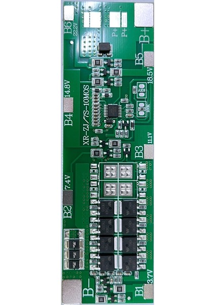 Bms 7s 24V Lı-Ion 18650 Pil Paketleri Şarj Kurulu Denge Ekolayzer Işlevi Güç Bankası Için Ortak Bağlantı Noktası (20A) (Yurt Dışından)