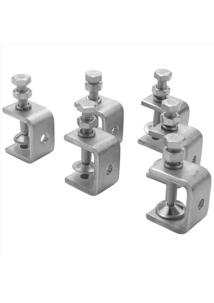 18PCS C Kelepçeleri U Metal Çalışma Için Kelepçeler Kararlı Geniş Çene Açıklığı ve Koruyucu Pedlere Sahip Küçük Masa Kelepçesi/ı-Beam Tasarımı (Yurt Dışından) fiyatları