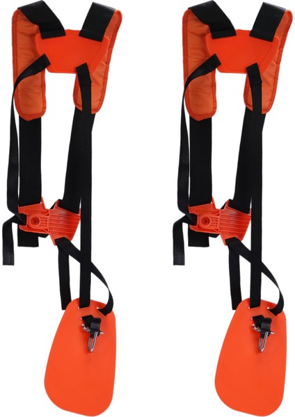 2x Çift Omuz Kayışı Çim Döşeme Fırçası Kesici Harness Kemer Bahçe Güç Pruner Sarı (Yurt Dışından)