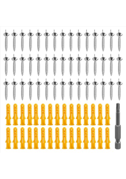 50PCS Dikişsiz Tırnaklar Çift Başlı Vidalı Masif Ahşap Süpürgelik Dikişsiz Tırnaklar Ayak Hattı Özel Tırnaklar Güvenlik Vidaları (Yurt Dışından)