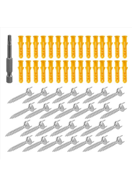 50PCS Dikişsiz Tırnaklar Çift Başlı Vidalı Masif Ahşap Süpürgelik Dikişsiz Tırnaklar Ayak Hattı Özel Tırnaklar Güvenlik Vidaları (Yurt Dışından) fiyatları