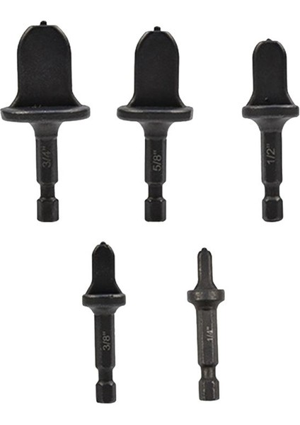 5pcs Parlama Alet Bakır Boru Elektrikli Rayba Klima Hex Sap Tüp Genişletici Set Takma Matkap Ucu (Yurt Dışından)