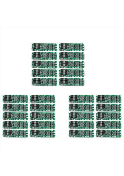 30PCS 3s 20A Bms 18650 Li-Ion Lityum Pil Şarj Cihazı Modülü Bms Koruma Koruma Pcb 11 1V 12V 12 6V Modül (Yurt Dışından)