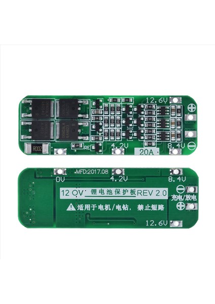 30PCS 3s 20A Bms 18650 Li-Ion Lityum Pil Şarj Cihazı Modülü Bms Koruma Koruma Pcb 11 1V 12V 12 6V Modül (Yurt Dışından) fiyatları