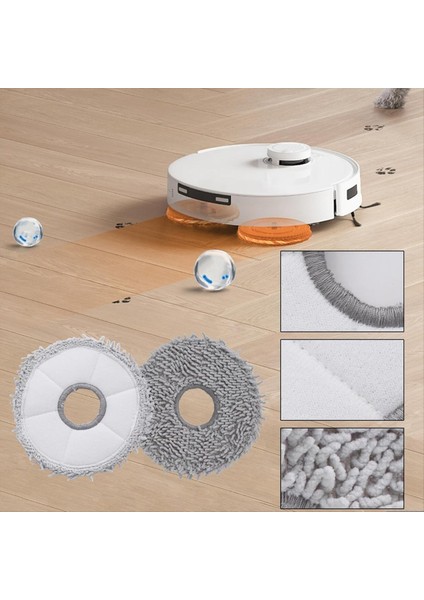 Ecovacs Deebot T30S Robot Vacum Seğerleri Ana Yan Fırça Hepa Filtreleri Mop Bez Toz Torbaları Yedek Parçalar (Yurt Dışından) fırsatları