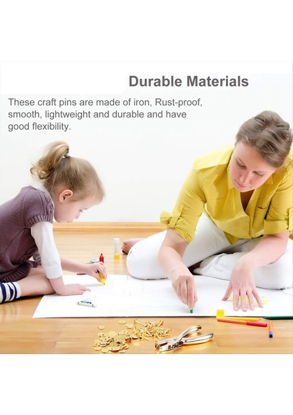 300 Adet 3/4 Inç Pirinç Kağıt Bağlantı Elemanları Kağıt Brads ve 300 Adet Kaplı Pirinç Rondelaları Delik Yumruk Altın 20MM ile (Yurt Dışından) modelleri