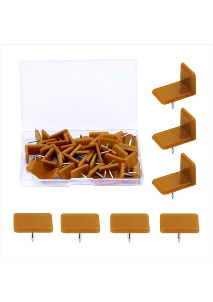 40 Adet Yapıştırma Çekmecesi Kayar ve Slaytlar Mobilya Kayma Plastik Çekmecesi Çivi ile Slide Onarım Için Çivi (Yurt Dışından)