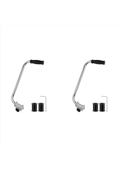 2x Düzeltici Sapı Ergonomik Düzeltici Sapı Stant Kelepçesi ile Uzatma Çok Fonksiyonlu Bahçe Çim Biçme Makinesi Sapı (Yurt Dışından)