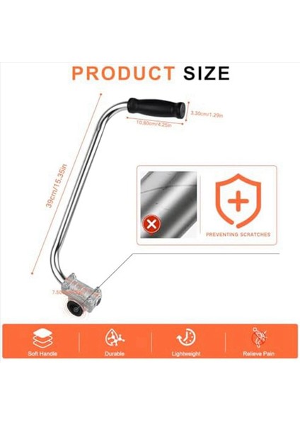 2x Düzeltici Sapı Ergonomik Düzeltici Sapı Stant Kelepçesi ile Uzatma Çok Fonksiyonlu Bahçe Çim Biçme Makinesi Sapı (Yurt Dışından) fırsatları