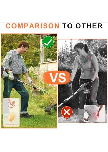 2x Düzeltici Sapı Ergonomik Düzeltici Sapı Stant Kelepçesi ile Uzatma Çok Fonksiyonlu Bahçe Çim Biçme Makinesi Sapı (Yurt Dışından) indirimleri