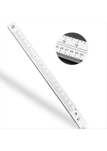 45 ° Katlanır Üçgen Cetvel Çok Fonksiyonlu Cetvel Alüminyum Alaşım Büyük Üçgen Cetvel Ahşap Çizim Aracı (Yurt Dışından) fiyatları